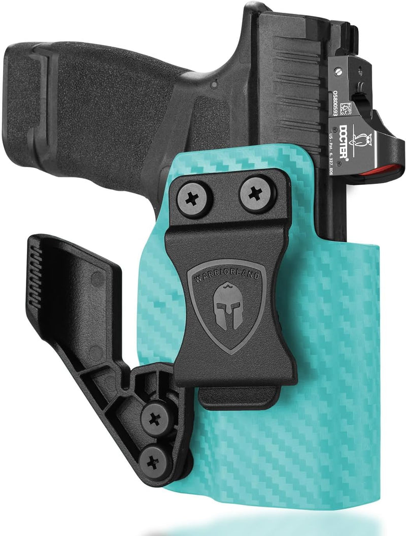 Load image into Gallery viewer, Springfield Hellcat Full Size Colorful Carbon Fiber IWB Holster,  Right Hand | Warriorland
