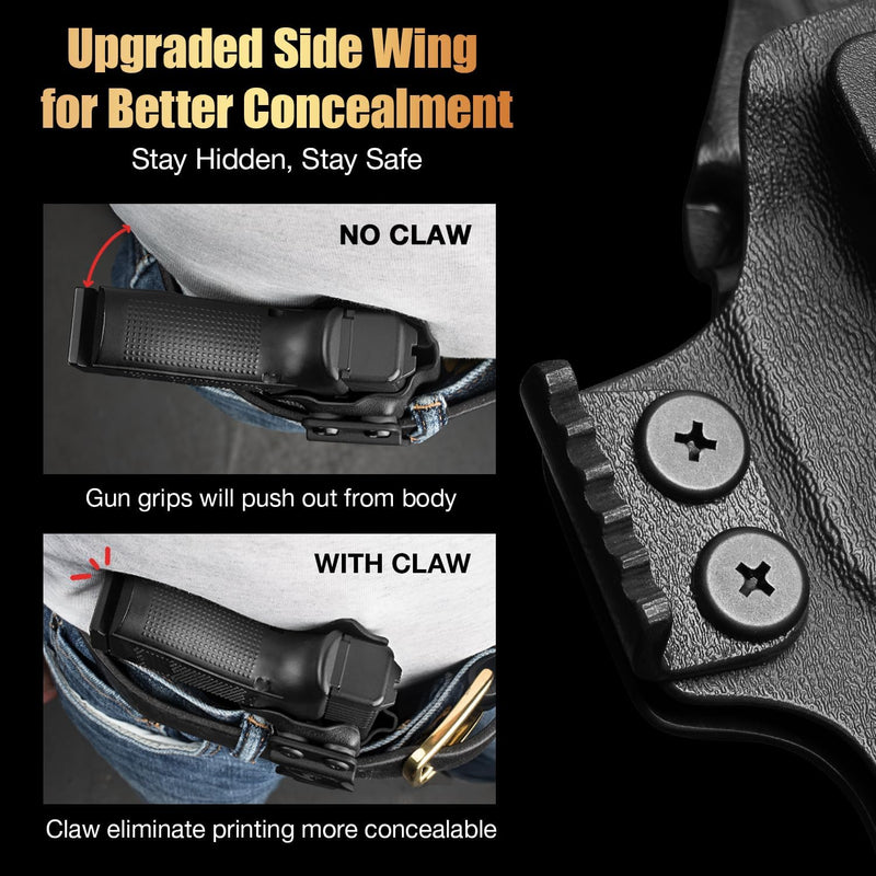 Load image into Gallery viewer, Sig P365 / P365X / P365 SAS IWB Kydex Holster w/Mini Claw - Appendix Concealed Carry, Adj. Cant &amp; Retention, Audible Lock, Optics Cut Ready, Right Hand - WARRIORLAND
