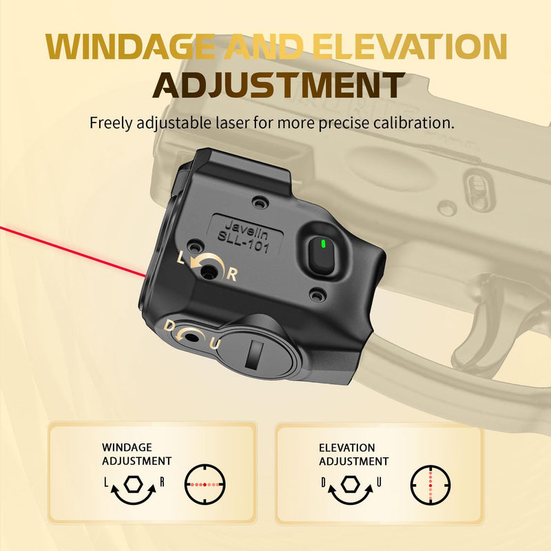 Load image into Gallery viewer, WARRIORLAND Pistol Light Laser &amp; Holster Fit for Taurus G2C/ G3C/ PT111 G2 / PT140 G2, Compact 150-Lumen Trigger Mounted Tactical Weapon Light with Red Laser White LED &amp; IWB Holster, Power Indicator

