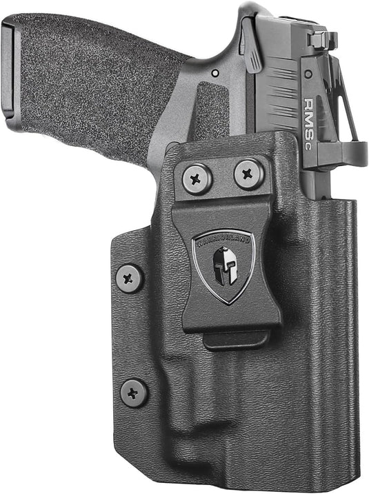 WARRIORLAND IWB Kydex Holster for Hellcat Pro OSP with TLR-7 X Sub or TLR-7 HL-X Sub, Light-Bearing Design, Optics Cut, Adjustable Cant & Posi-Click Retention, Right Hand Draw
