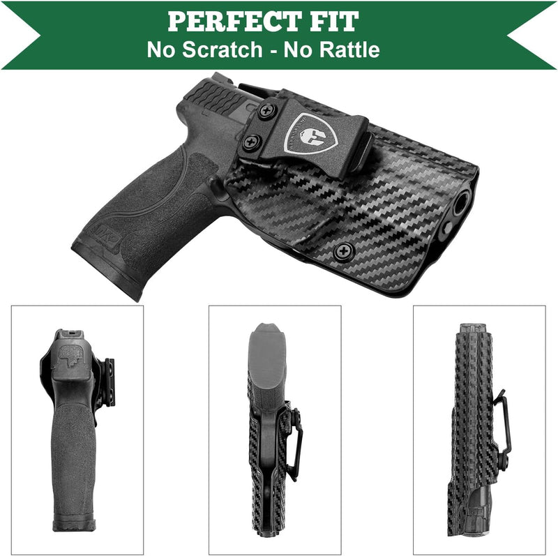 Load image into Gallery viewer, M&amp;P 9mm/.40 Holster, IWB Kydex Holster Fit: S&amp;W M&amp;P 9/.40 Compact/Full Size, M&amp;P 9/.40 M2.0 Full Size Pistol, Not Fit Shield, Inside Waistband Concealed Carry Holster, Adj. Cant &amp; Posi-Click Retention
