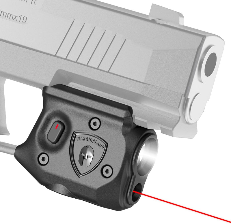 Load image into Gallery viewer, WARRIORLAND Pistol Light Laser Combo Fits Sig Sauer P365 Xmacro, Compact 150-Lumen Trigger &amp; Rail Mounted Tactical Weapon Light, Red Laser &amp; White LED Flashlight, Power Indicator, SLL-109
