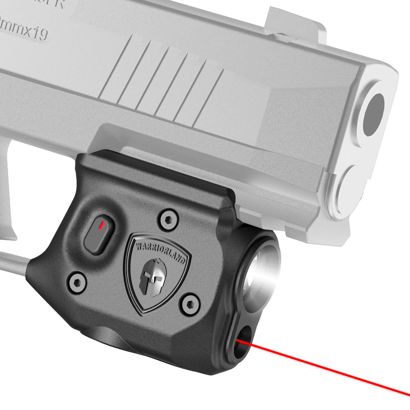 Load image into Gallery viewer, WARRIORLAND Pistol Light Laser Combo Fits Sig Sauer P365 Xmacro, Compact 150-Lumen Trigger &amp; Rail Mounted Tactical Weapon Light, Red Laser &amp; White LED Flashlight, Power Indicator, SLL-109
