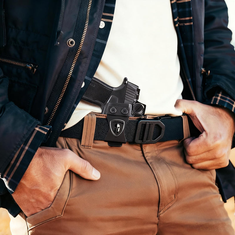 Load image into Gallery viewer, WARRIORLAND IWB Kydex Holster for Sig P365-XMACRO with TLR-7 X Sub or TLR-7 HL-X Sub, Light-Bearing Design, Optics Cut, Adjustable Cant &amp; Posi-Click Retention, Right Hand Draw
