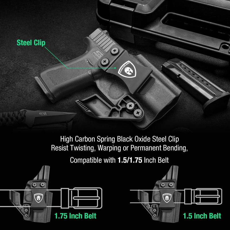 Load image into Gallery viewer, WARRIORLAND Hellcat Pro Kydex Holster with 1.75&quot; Metal Clip for IWB Concealed Carry, Optics Cut, Adjustable Retention
