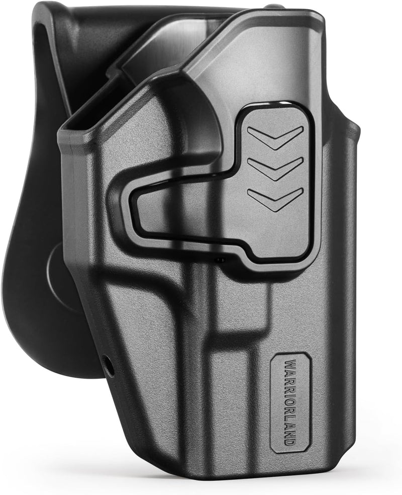 Load image into Gallery viewer, WARRIORLAND  Level II Index Finger Release Paddle Holster, Fits Glock 19/45 Gen3-6 &amp; 23/26 Gen3-5 &amp;19X/44 Also Fits Ruger RXM, PSA Dagger Compact, Glock 19X V/ 23V/26V/ 44V/45V, Optic Cut, Adj. Cant
