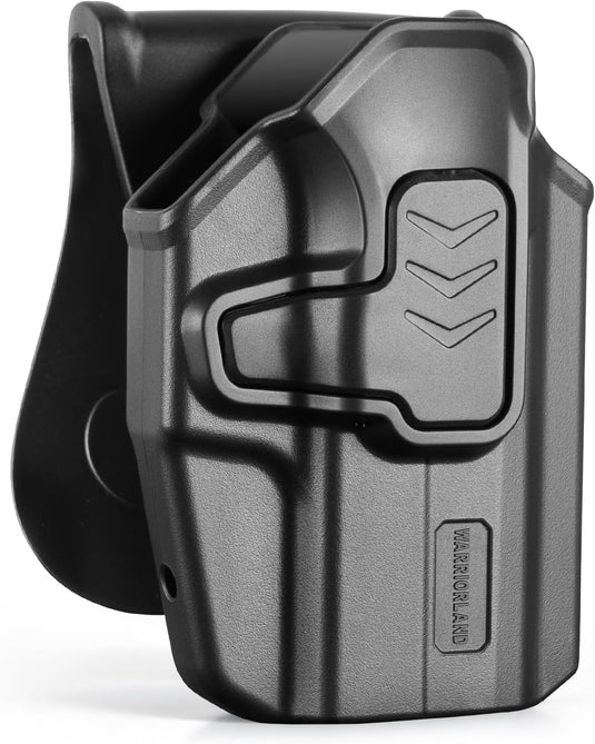 WARRIORLAND Paddle Holster, Fits Sig P365-XMACRO / P365-FUSE / P365 Xmacro COMP & P365 AXG Legion | Level II Index Finger Release, Optic Cut, Adj. Cant & Retention
