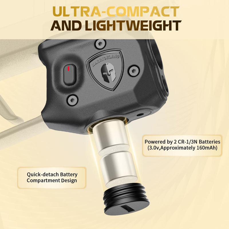 Load image into Gallery viewer, WARRIORLAND Pistol Light Laser &amp; Holster Fit for Sig P365-XMACRO, Compact 150-Lumen Trigger Mounted Tactical Weapon Light with Red Laser White LED Flashlight &amp; IWB Holster, Power Indicator
