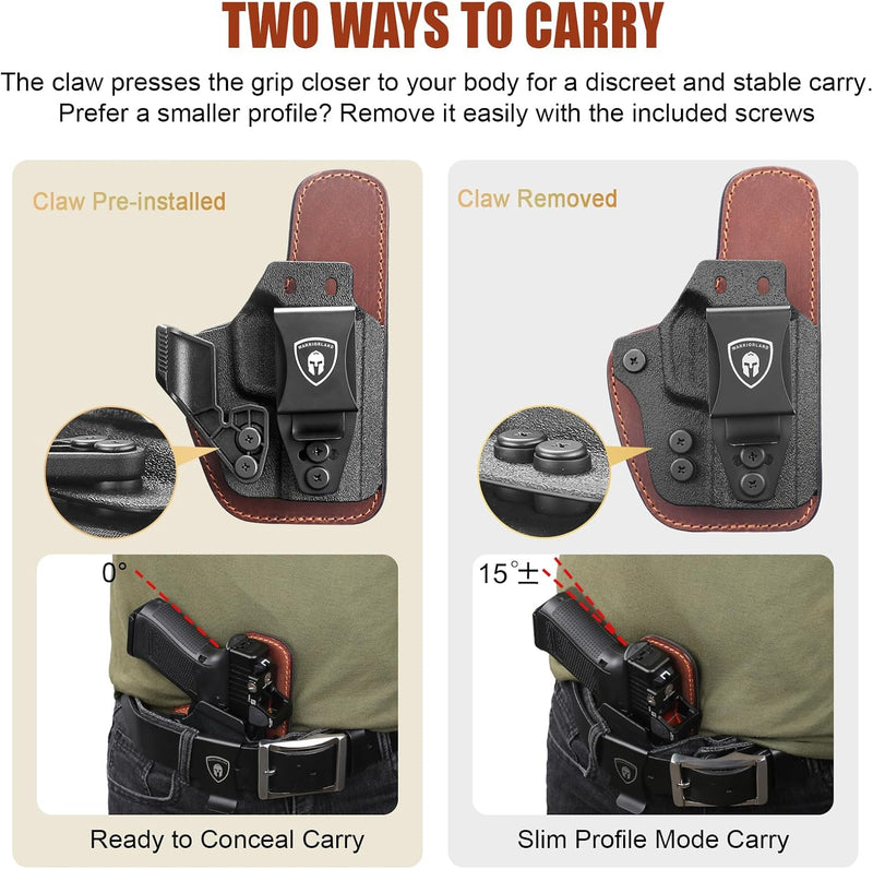 Load image into Gallery viewer, Sig P365 / P365X / P365 XL IWB Hybrid Holster - WARRIORLAND Optic-Ready Concealed Carry, Adj. Height/Cant/Retention, Ultimate Comfort, Right Hand
