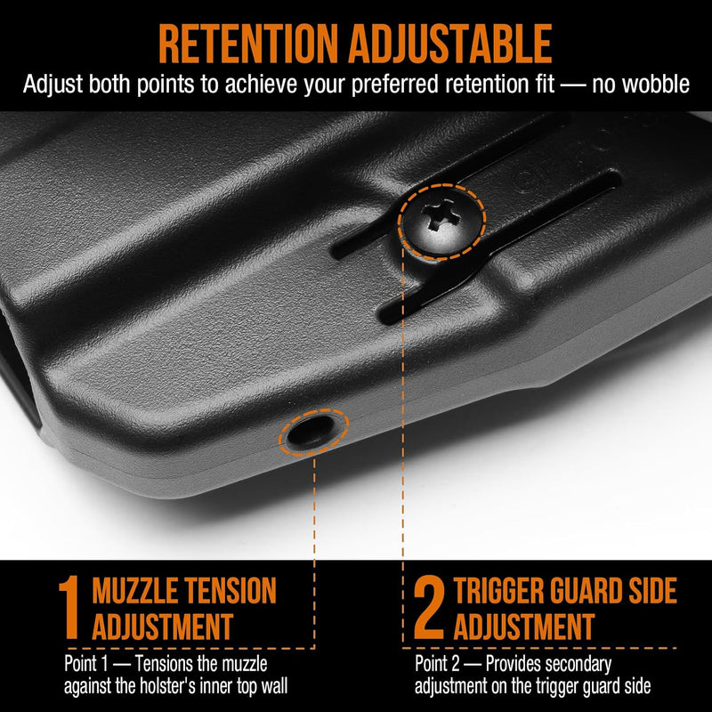 Load image into Gallery viewer, WARRIORLAND Paddle Holster, Fits Sig P365-XMACRO / P365-FUSE / P365 Xmacro COMP &amp; P365 AXG Legion | Level II Index Finger Release, Optic Cut, Adj. Cant &amp; Retention
