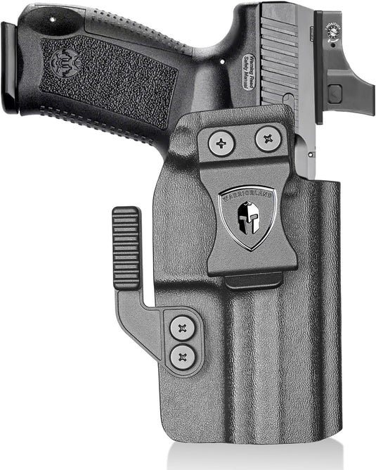 Canik TP9SF / TP9DA IWB Kydex Holster Optic Cut – with Concealment Claw, Adjustable Cant & Audible Click Retention, Inside Waistband Concealed Carry, Right Hand – WARRIORLAND