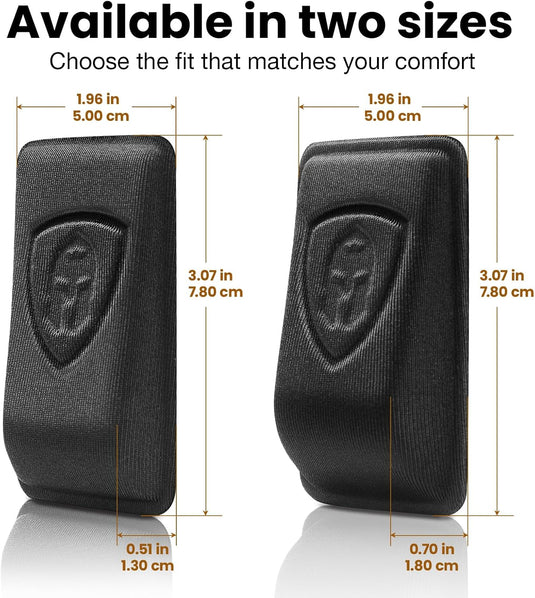 IWB & Appendix Holster Wedge Kit (2-Pack) - WARRIORLAND Universal Foam Pads for Comfort & Concealment, Multiple Heights