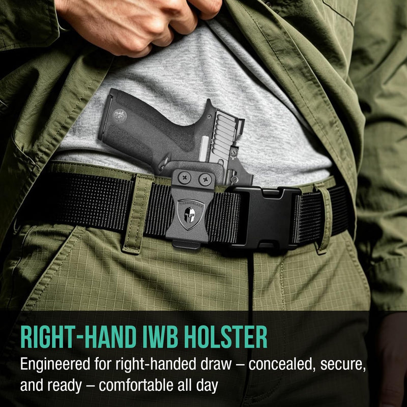 Load image into Gallery viewer, WARRIORLAND IWB Kydex Holster, Fits S&amp;W M&amp;P SHIELD X with Claw, Optic Cut, Adj. Retention

