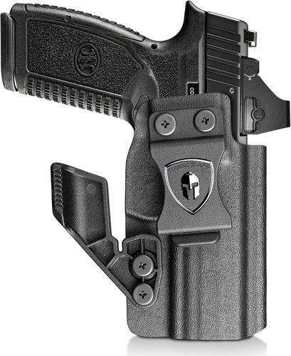 WARRIORLAND IWB Kydex Holster, Fit FN Reflex Adj. Cant & Retention | w/Optic Cut & Claw Options