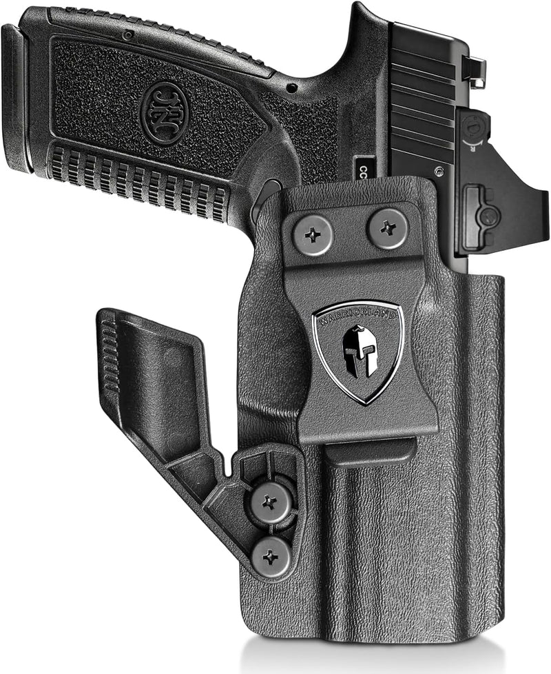 Load image into Gallery viewer, WARRIORLAND IWB Kydex Holster, Fit FN Reflex Adj. Cant &amp; Retention | w/Optic Cut &amp; Claw Options
