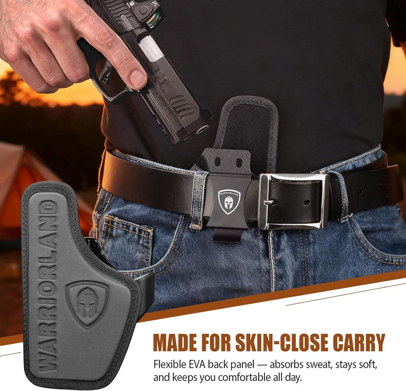 Load image into Gallery viewer, Taurus G2C / G3C / G3 / G2s / GX4 Carry / PT111 G2 / PT140 G2 IWB Hybrid Holster - WARRIORLAND Optic-Cut Right-Hand Concealed Carry, Adj. Height/Cant/Retention, Ultimate Comfort
