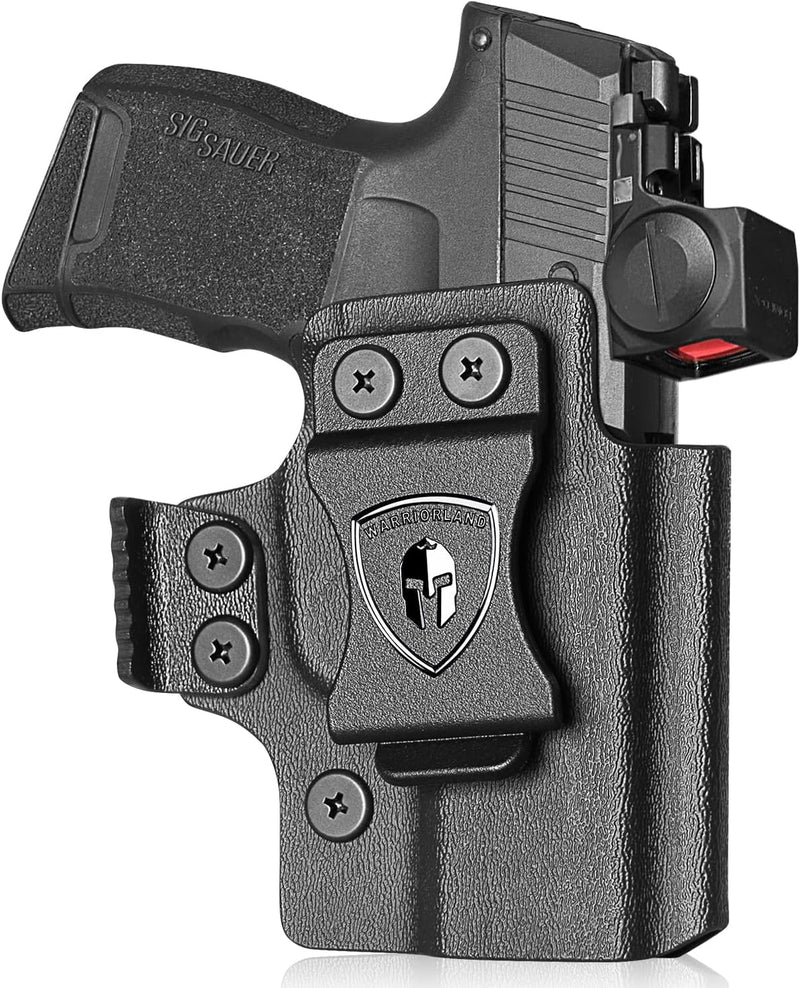 Load image into Gallery viewer, Sig P365 / P365X / P365 SAS IWB Kydex Holster w/Mini Claw - Appendix Concealed Carry, Adj. Cant &amp; Retention, Audible Lock, Optics Cut Ready, Right Hand - WARRIORLAND
