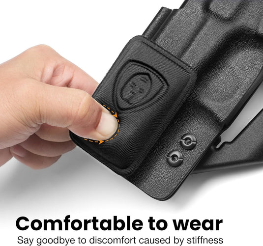 IWB & Appendix Holster Wedge Kit (2-Pack) - WARRIORLAND Universal Foam Pads for Comfort & Concealment, Multiple Heights