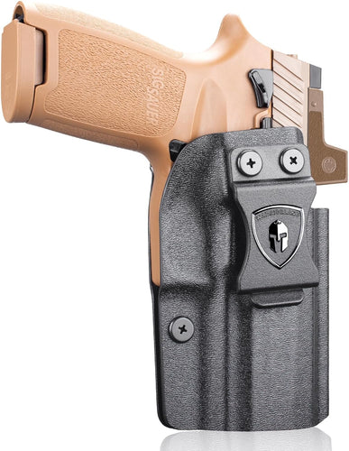 WARRIORLAND Kydex IWB Holster for Sig P320 Compact/XCompact/X-Carry/M18/M17/Full-Size/XFive Legion/DH3/AXG, Optics Cut, Adjustable Cant & Retention, Right Hand Concealed Carry