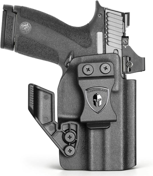 WARRIORLAND IWB Kydex Holster, Fits S&W M&P SHIELD X with Claw, Optic Cut, Adj. Retention