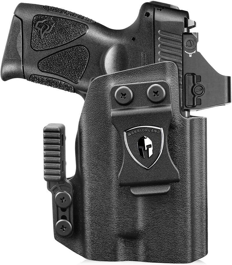 Load image into Gallery viewer, Taurus G2C / G3C / G2s / G3C Toro / PT111 / PT140 IWB Kydex Holster w/Claw - Olight Baldr S / Mini / RL Mini Light Bearing, Optic Cut, Adj. Retention &amp; Cant, Right Hand - WARRIORLAND
