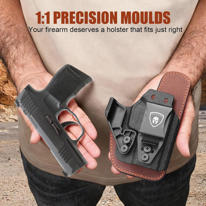 Load image into Gallery viewer, Sig P365 / P365X / P365 XL IWB Hybrid Holster - WARRIORLAND Optic-Ready Concealed Carry, Adj. Height/Cant/Retention, Ultimate Comfort, Right Hand
