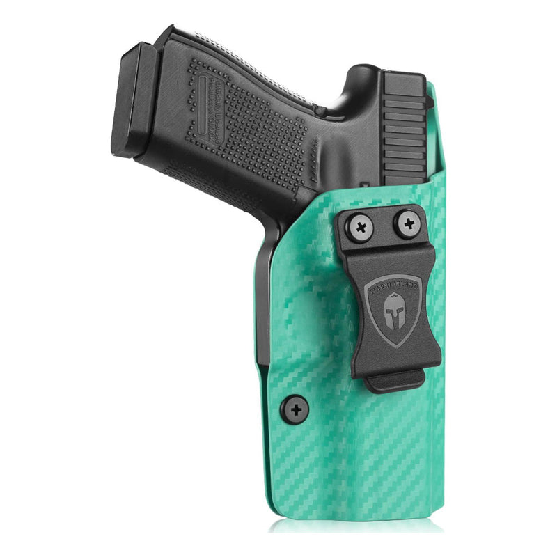 Load image into Gallery viewer, Glock 17/19 IWB Carbon Fiber Kydex Holster, also fit Glock19X/26/44/45 Gen(1-5) &amp; Glock 23/32 Gen(3-4), Right Hand | WARRIORLAND
