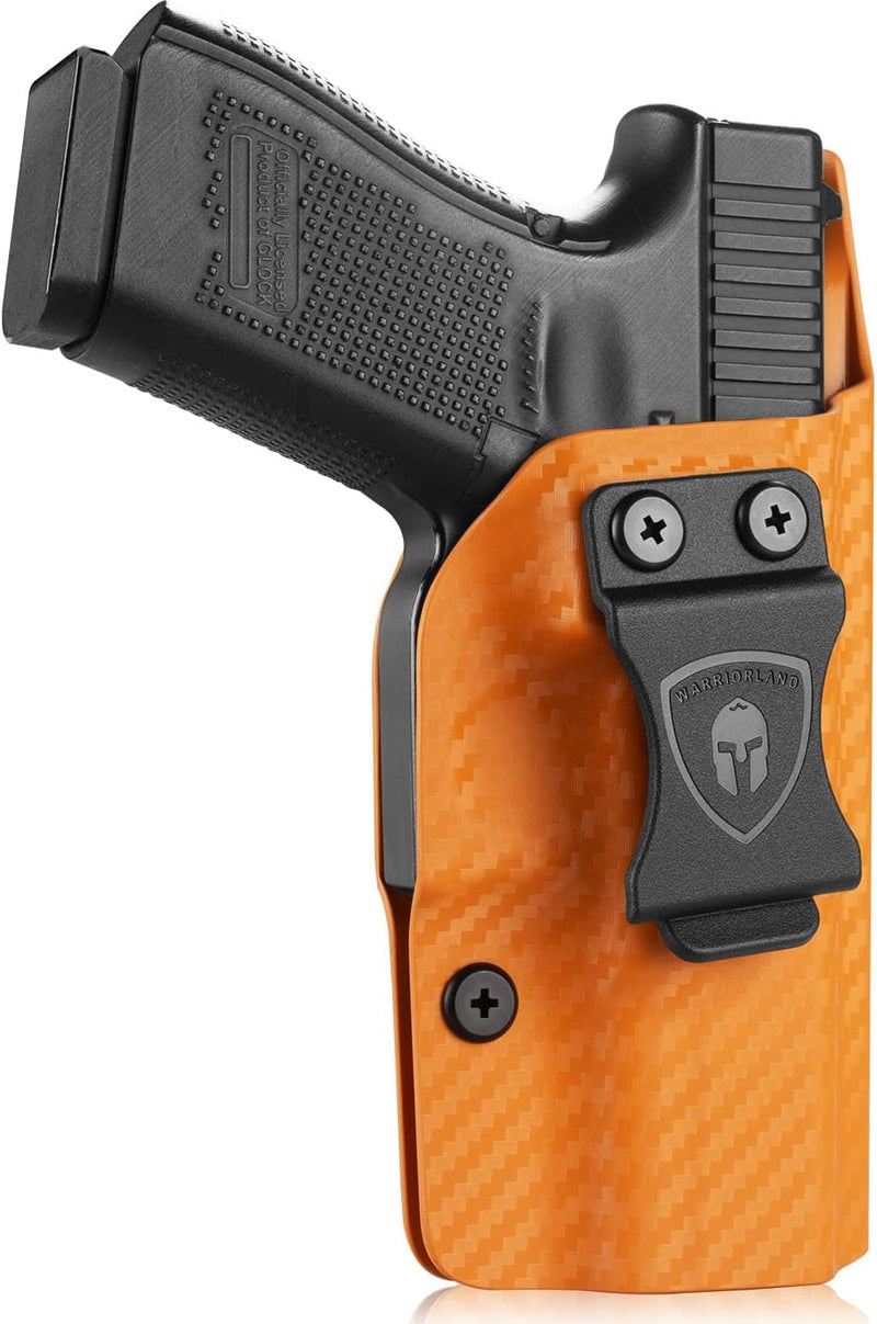 Load image into Gallery viewer, Glock 17/19 IWB Carbon Fiber Kydex Holster, also fit Glock19X/26/44/45 Gen(1-5) &amp; Glock 23/32 Gen(3-4), Right Hand | WARRIORLAND
