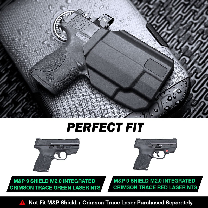 Load image into Gallery viewer, OWB Polymer Holster Thumb Release &amp; Optic Cut, Optional: Glock/Taurus/1911/M&amp;P, Right Hand | WARRIORLAND

