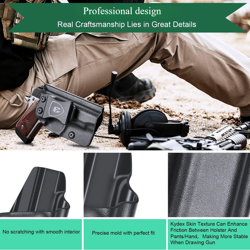 Load image into Gallery viewer, Kimber Micro 9mm IWB Kydex Holster, Right/Left Hand | WARRIORLAND

