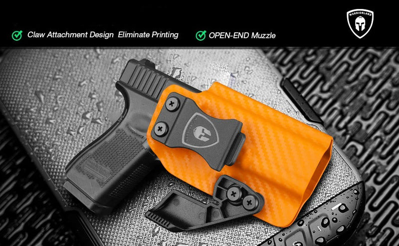 Load image into Gallery viewer, Glock 17/19 IWB Carbon Fiber Kydex Holster, also fit Glock19X/26/44/45 Gen(1-5) &amp; Glock 23/32 Gen(3-4), Right Hand | WARRIORLAND

