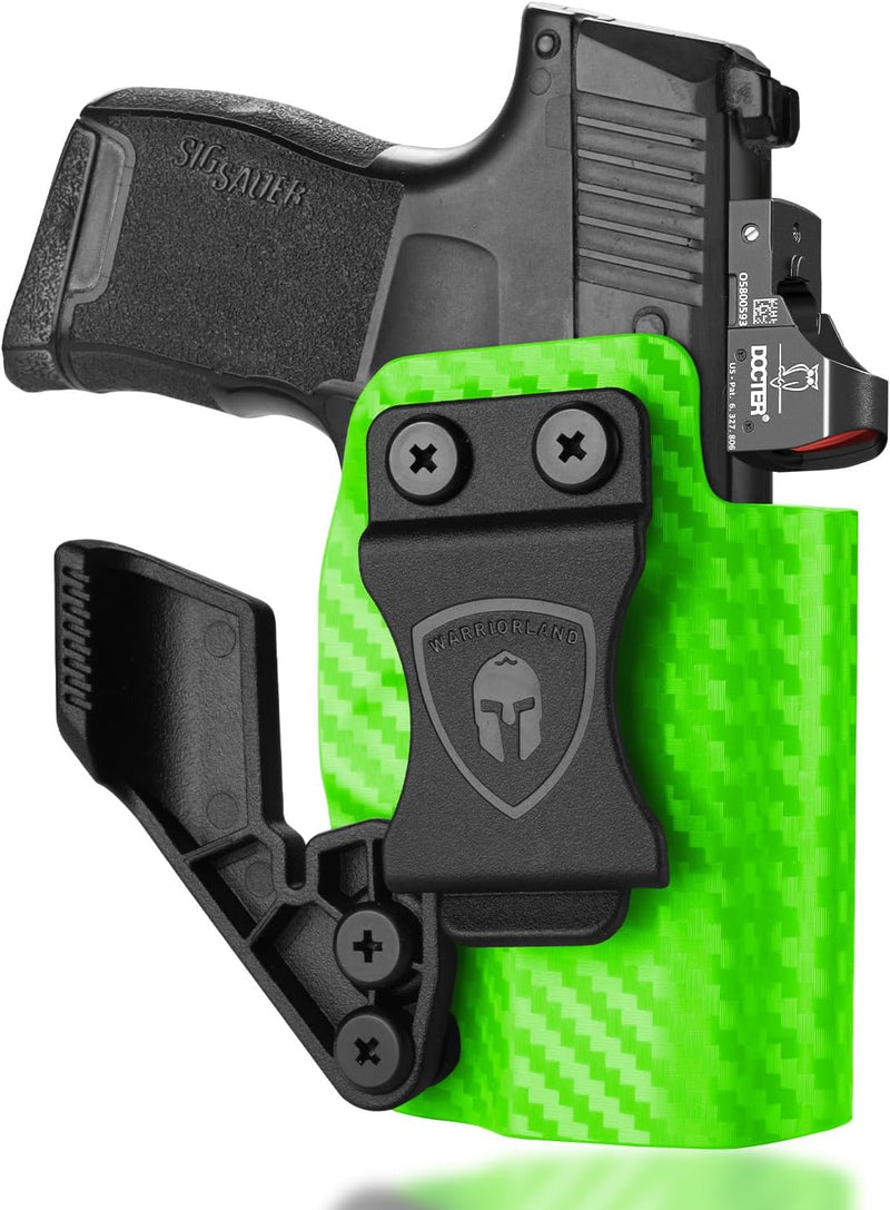 Load image into Gallery viewer, Sig Sauer P365 IWB Carbon Fiber Kydex Holster, also fit P365X / P365 SAS Pistol, Optic Ready, Claw Wing Attachment, Right Hand | WARRIORLAND
