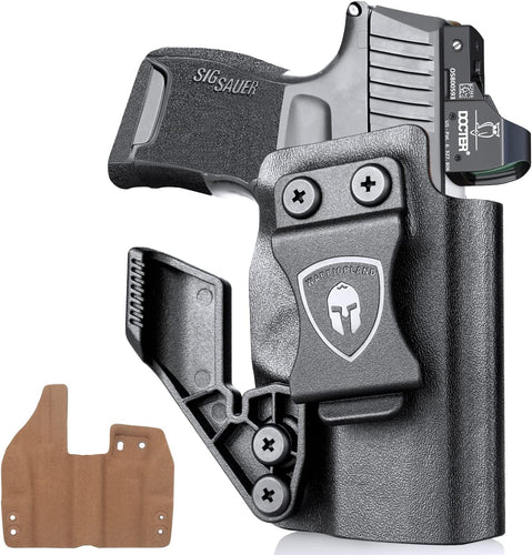 Sig Sauer P365/P365SAS/P365X(Not Fit XMacro) IWB Hybrid Holster, Kydex with Leather Lined, Optic Cut, Right Hand | WARRIORLAND