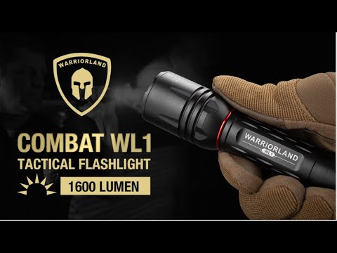 Load and play video in Gallery viewer, 1600 Lumens Tactical Flashights for EDC Carry-Rechargeable Battery Included
