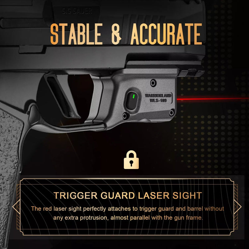 Load image into Gallery viewer, WARRIORLAND Red Laser Sight Fit P365X-Macro with Kydex Holster, First Red Beam Sight with Power Indicator P365 X Macro Laser with IWB Holster Right Hand, WLS- 109 w/ P365X Macro Holster
