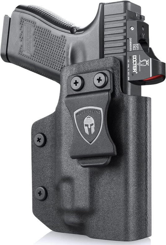 IWB Light Bearing Holster for Glock 17/19 with TLR 8 Laser Light, Right Hand | WARRIORLAND