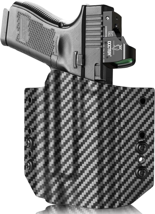OWB Kydex Holster for Glock 17/19/44/45 (GEN 1-5)&G23/32 (Gen 3-4) with TLR-1/TLR-1S/TLR-1 HL, Right Hand | WARRIORLAND