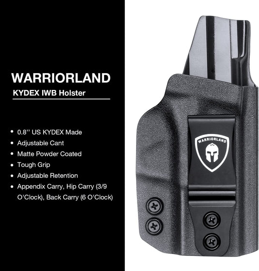 Hellcat IWB Kydex Holster, 3 Colors Optional, Right/Left Hand | WARRIORLAND