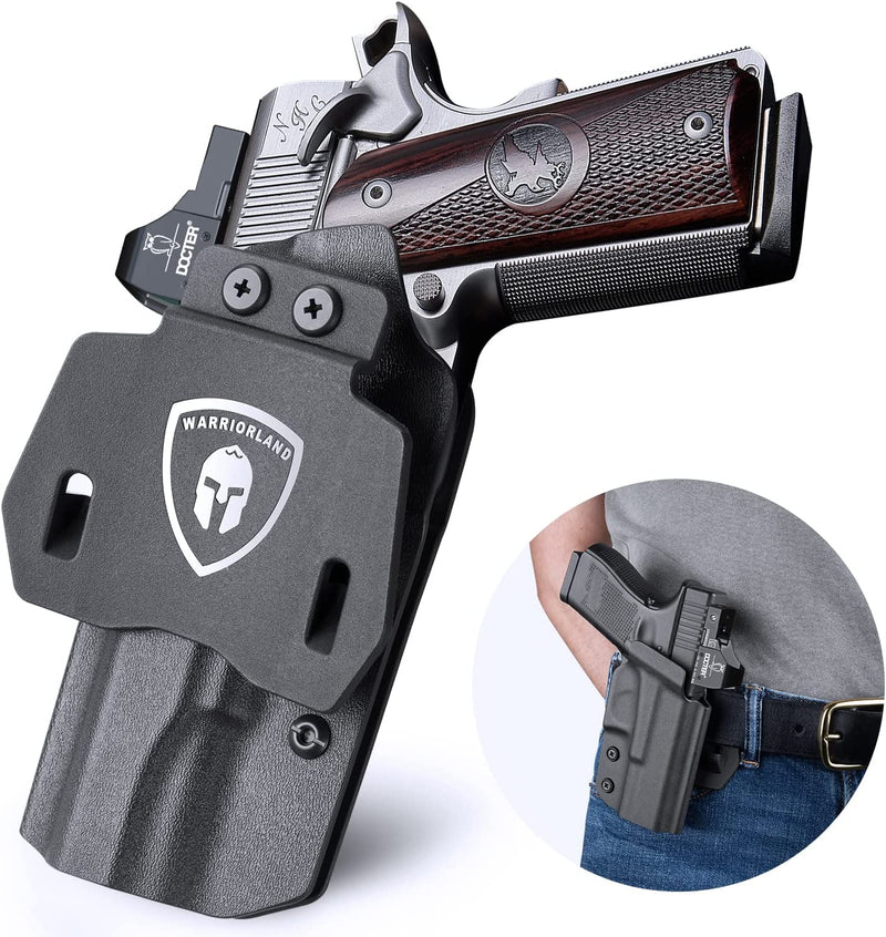 Load image into Gallery viewer, 1911 OWB Kydex Holster, Made for 1911 5&#39;&#39; No Rail Pistol, Right Hand | WARRIORLAND
