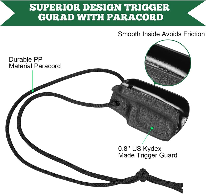 Load image into Gallery viewer, Kydex Trigger Guard Holster w/ Paracord
