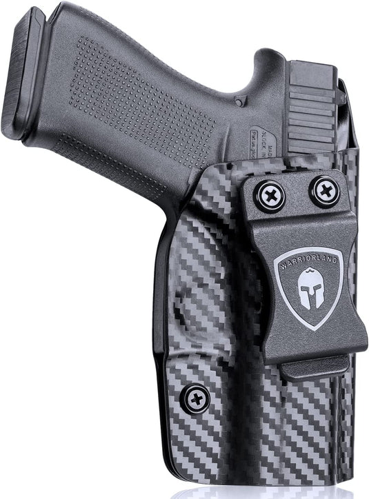 Glock 43 IWB Kydex Holster, Kydex/Metal Belt Cilp, Fit Glock 43 / Glock 43X Pistol - Not Fit MOS, Right/Left Hand | WARRIORLAND