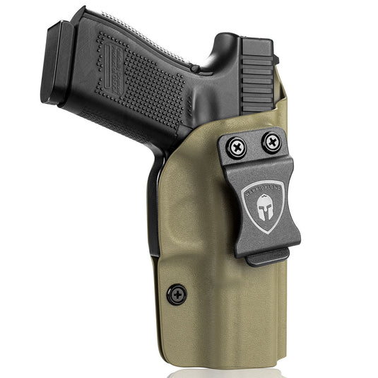 Glock17 19 26 44 45 Gen(1-5) & Glock 23 32 Gen(1-4) - IWB Kydex Holster, Right/Left Hand | WARRIORLAND