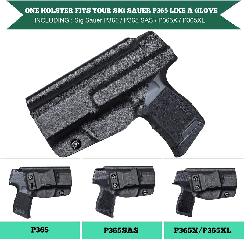 Load image into Gallery viewer, Sig Sauer P365 / P365X / P365 SAS - IWB Holster - Claw &amp; Optics Cut Available, Right/Left Hand | WARRIORLAND
