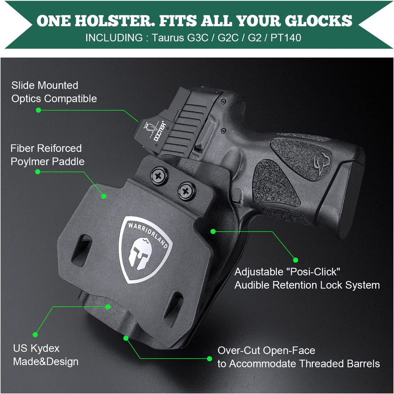 Load image into Gallery viewer, P320 OWB Kydex Holster - Fit: Sig Sauer P320 Full Size / P320 Compact / P320 X Carry Pistol, Right Hand | WARRIORLAND
