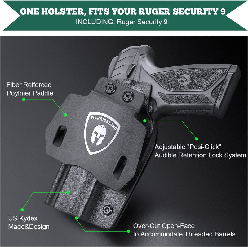 Load image into Gallery viewer, Ruger Security 9 / 9 Compact - OWB Kydex Holster, Right Hand | WARRIORLAND
