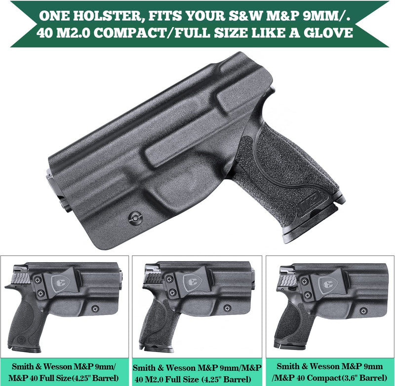Load image into Gallery viewer, IWB Kydex Holster - Fit M&amp;P 9/.40 Compact/Full Size Pistol, Right/Left Hand | WARRIORLAND
