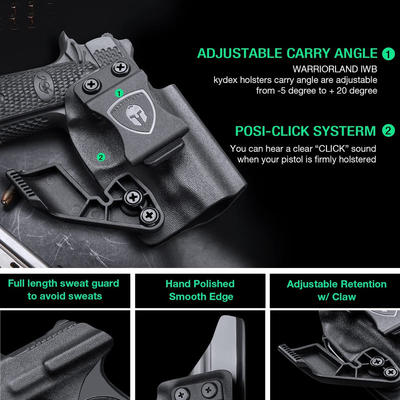 Load image into Gallery viewer, Kimber Micro 9mm IWB Kydex Holster w/ Claw, Optic Cut, Right Hand | WARRIORLAND
