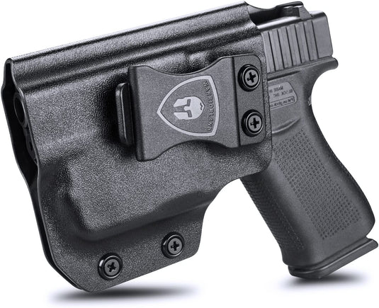IWB Kydex Holster for Gun and Light Combo - Only Fit Glock 43 43X with TLR-6 Laser Light, Right/Left Hand | WARRIORLAND