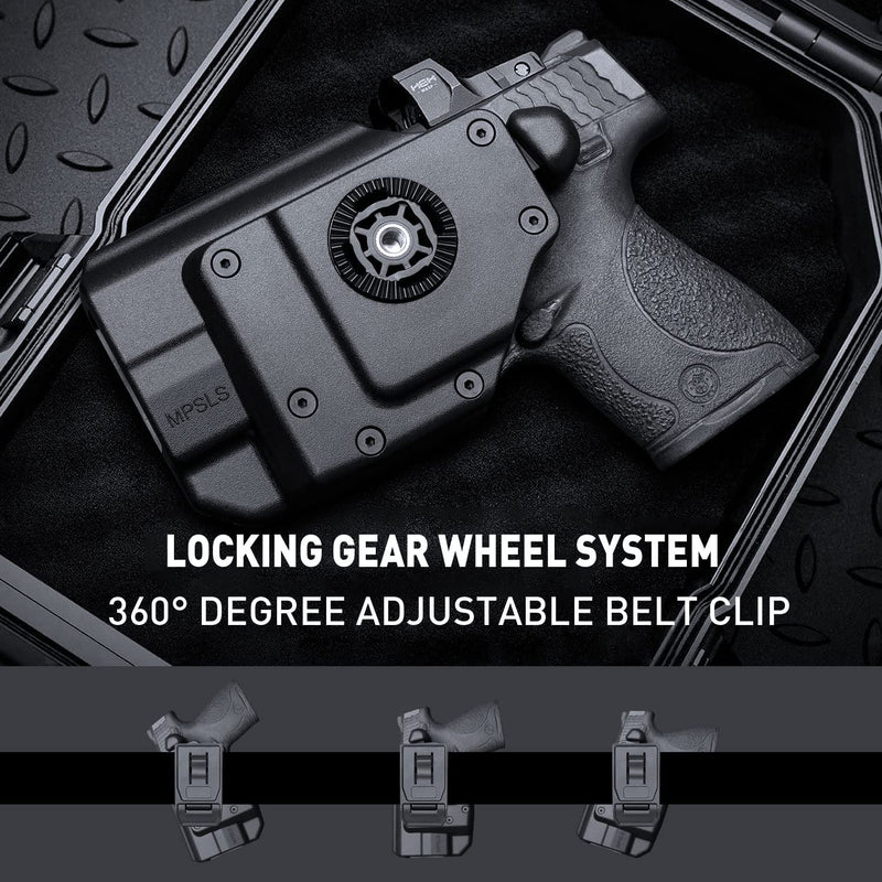 Universal Holster for Sub-Compact Pistol, OWB Holster Level II Retention|Gun & Flower Universal Holster for Sub-Compact Pistol, OWB Holster Level II Retention|Gun & Flower