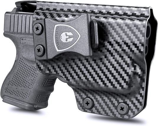thumbnail image 2 of IWB Kydex Holster Custom Fit: Glock 26/27/28/33 Pistol With TLR6 Laser Light Right And Left Incompatible Aiming Device 2 of 14